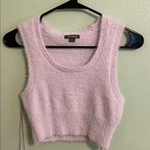 Lavender mohair Vest